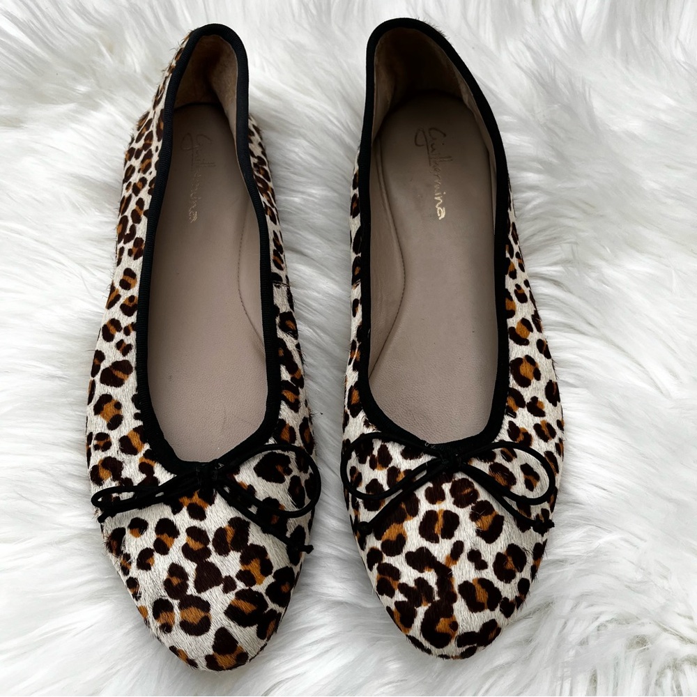 Anthropologie Guilhermina Leopard “Ezerro Mantega” Ballet Flats